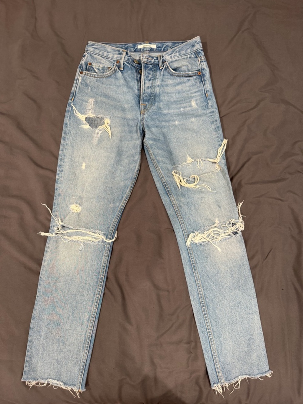 GRLFND Light Blue Distressed Women’s Jeans